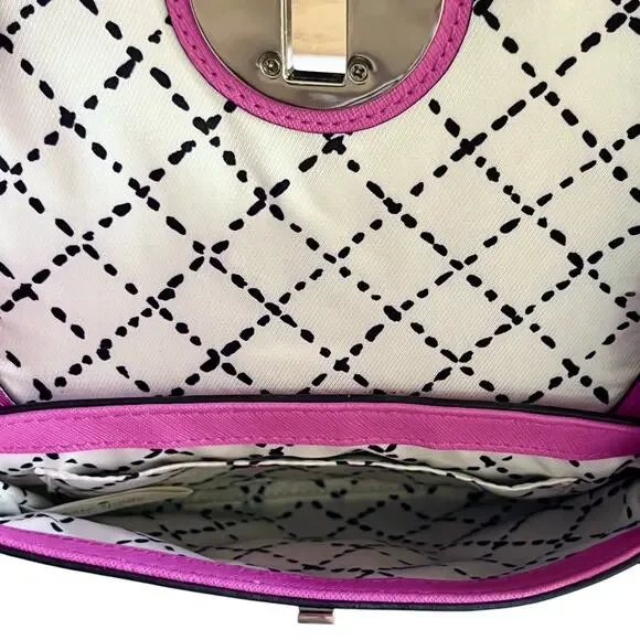 Kate Spade Newbury Lane Sally Crossbody Purse Hot Pink Saffiano Leather - Picture 6 of 11
